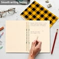 thumbnail image 6 of joogoo Spiral Journal Notebook Checkered Yellow Grid Print College Ruled Notebooks 8.3" x 5.7" 2 PCs, 6 of 8