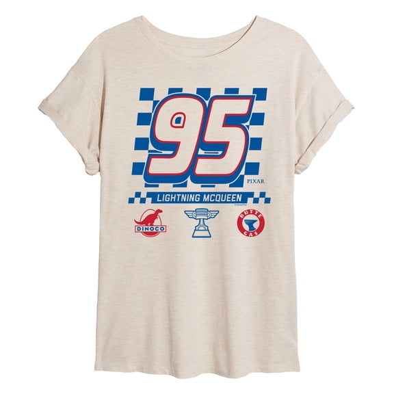 Cars - Lightning McQueen Jersey Relaxed Fit T-Shirt