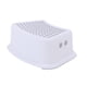 thumbnail image 1 of Silla antideslizante de plástico para niños Taburete escalonado apilable para niños Cocina Baño Silla para inodoro Gris Scienceny HA6237-03B, 1 of 6