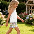thumbnail image 7 of Asxite Toddler Girls Summer Outfits Print Floral Sleeveless Tank Top and Shorts Set 4-15Y, 7 of 7