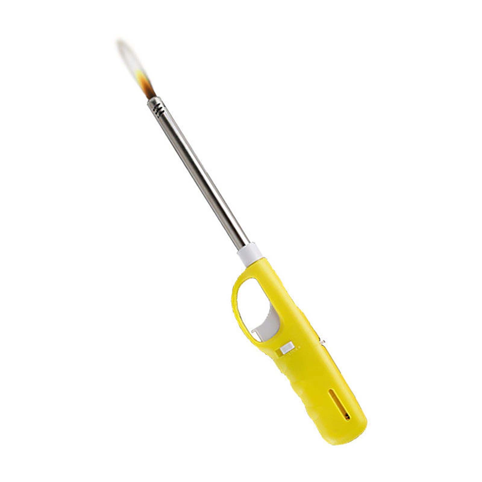 HWRETIE Windproof Gas Stove Igniter – USB Rechargeable Long Handle Electronic Gas Stove Lighter for Kitchen Outdoor BBQs and Camping Windproof and Safe