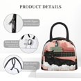 thumbnail image 4 of Disketp Black Cat Pink Bathroom Bolsa Térmica para Almuerzo, Lonchera con Abertura Amplia y Gran Capacidad, Organizador Reutilizable para Mujeres, Hombres y Adultos, 4 of 6