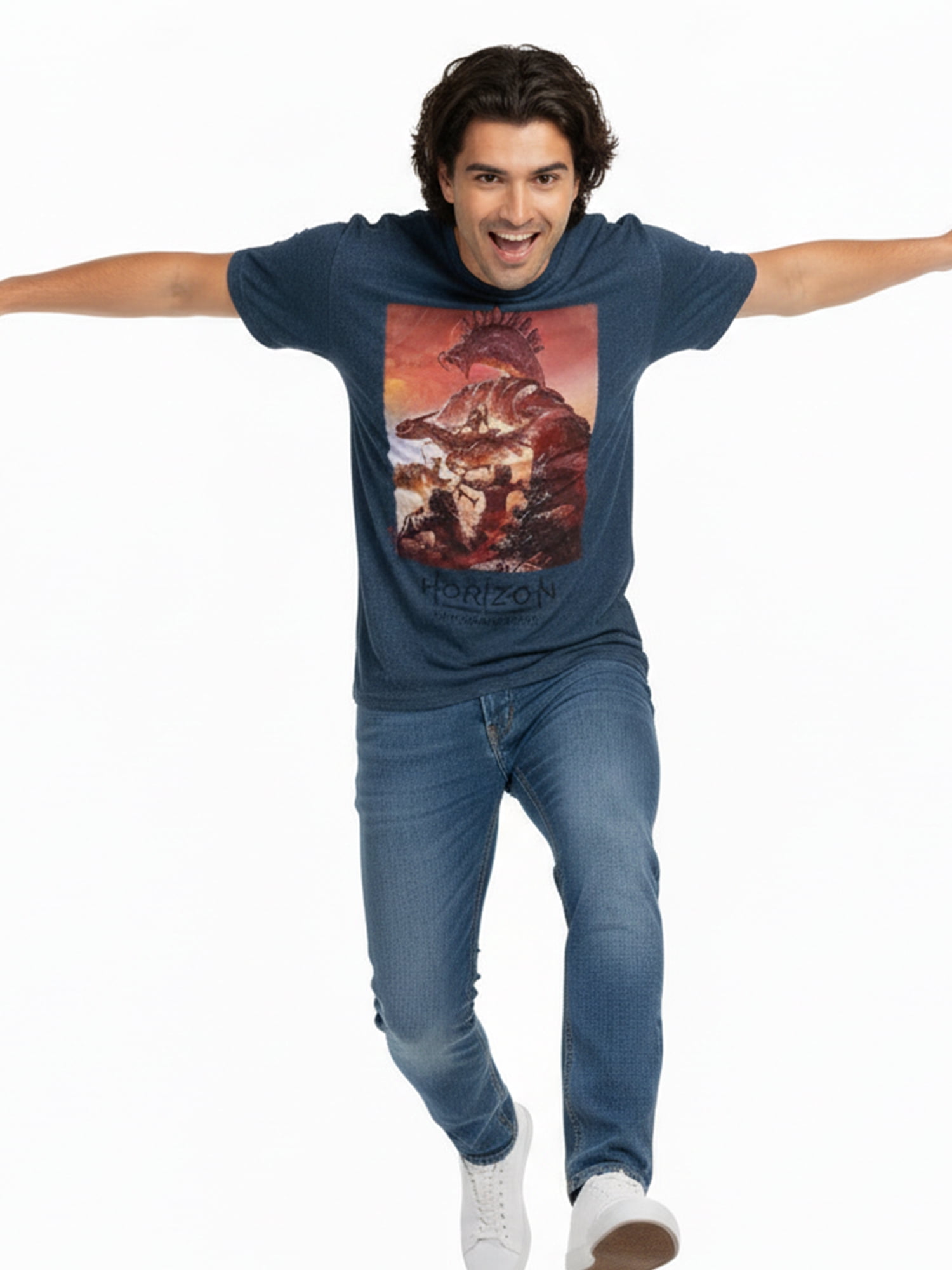 PlayStation Horizon Forbidden West Men's and Big Men's Graphic Tee, Sizes S-3XL