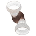 thumbnail image 4 of Meyda Tiffany 254394 Puffy Rose 2 Light 12" Wide Semi-Flush Ceiling Fixture - MultiColor, 4 of 7