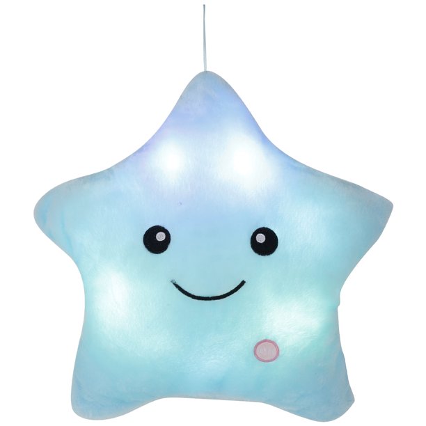 Creative Twinkle Star Light Up Night Led Almohadas De Felpa Juguetes De Peluche Cumpleaños San Valentín Para Niñas Pequeñas Muyoka Hogar