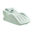 thumbnail image 3 of Almohada boca abajo con soporte para el cuello, almohada de espuma viscoelástica, almohada para las piernas, base antideslizante, almohada en cuña, Verde, 3 of 8