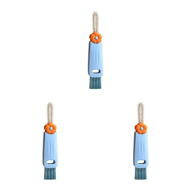 Toystoory Tapón de botella, cepillo, ranura de limpieza, tapa de cocina multifuncional, fregador de esquinas muertas, herramienta de plástico Type4 NO4 Toystoory CBP442244