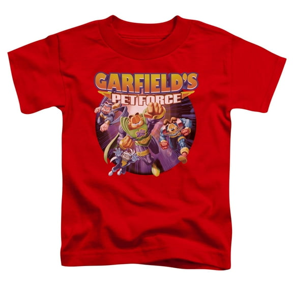 Garfield Pet Force Four S/S Toddler T-Shirt Red