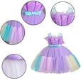 thumbnail image 4 of AJZIOJIRO Kids Toddler Girls Vintage Floral Boho Lace Maxi Dress 2-10Y Baby Flower Wedding Princess Party Communion Evening Formal Dance Gown, 4 of 9