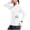 White, variant on Upf 50 Long Sleeve Women Hoodie,Uv Sun Protection Shirts for Women,Long Sleeve,Raglan Sleeve,Solid,Lightweight,Orange,L
