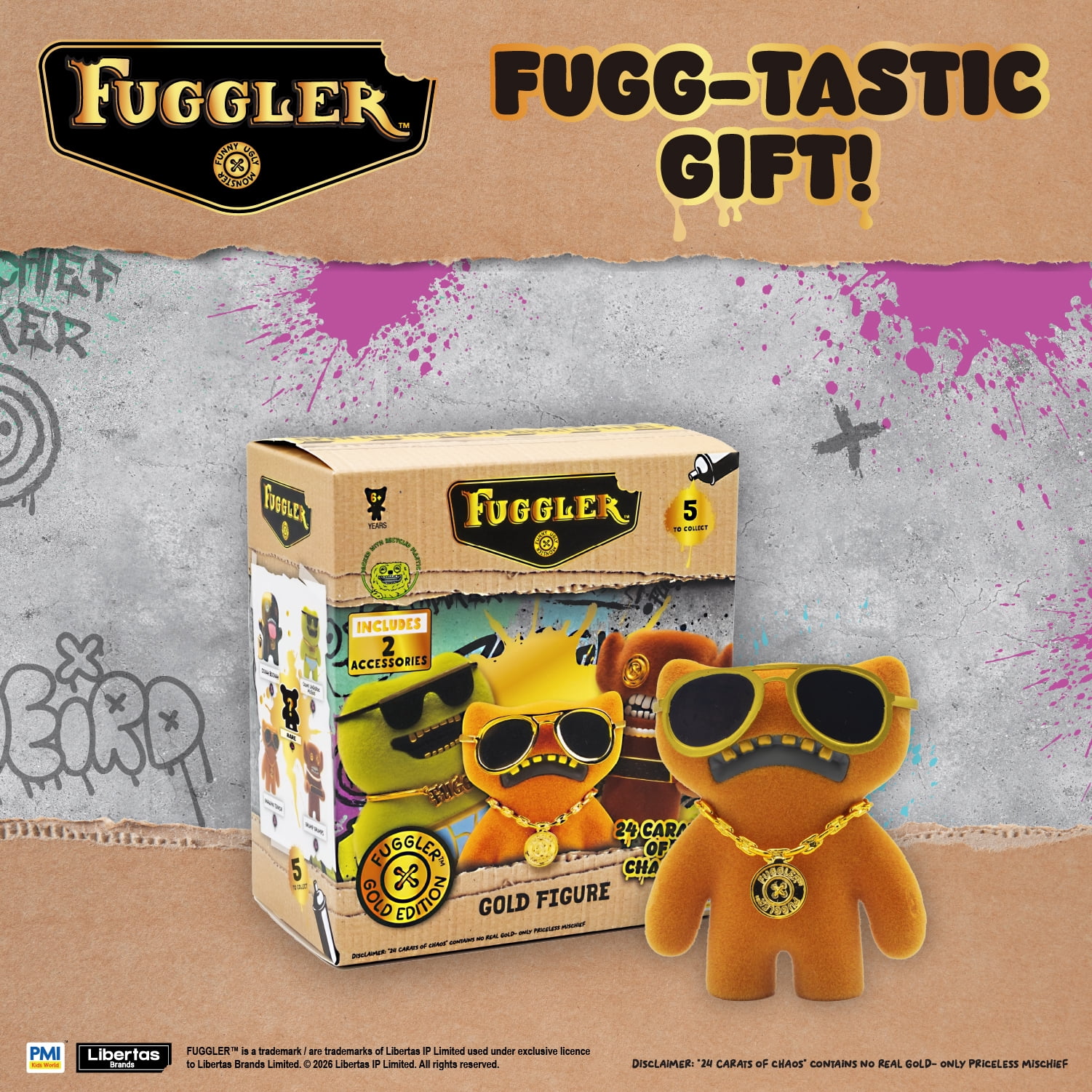 Fuggler Gold Edition 4.5 in Figures Blind Box 1 pack - Walmart.com