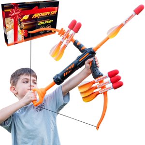 Atlasonix Bow and Arrow for Kids 6-12 Kids Bow and Arrow Set Toy Bow and Arrow for Kids Crossbow Archery Set Youth Bow Set Bow N Arrow Coolest Toys for Boys Age 6 7 8 9 10 11 & 12