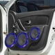 thumbnail image 2 of 2uds 3'' Azul Coche Audio Altavoz Funda Malla Subwoofer Rejilla Protector, 2 of 7