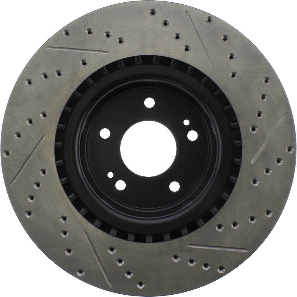 StopTech 10 Hyundai Genesis Coupe w/ Factory Brembo Slotted & Drilled Right Front Rotor Fits select: 2011-2015 HYUNDAI GENESIS COUPE 3.8L, 2016 HYUNDAI GENESIS COUPE 3.8 R-SPEC/3.8 ULTIMATE