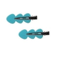 thumbnail image 4 of 2Pcs Non-trace Épingles à Cheveux Matériau Robuste Simple Charmant Coiffeuse Clip Style à la Mode Approvisionnement pour Bébé Femmes Filles Dame Trois Amour Bleu, 4 of 8