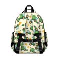 thumbnail image 2 of Tractor and Harvesters Cream Pattern Cute School Backpack Bag for School with Padded Back and Adjustable Shoulder Straps 15.25"x11.5"x5.25", 2 of 4