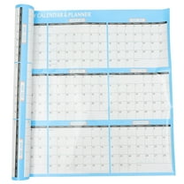 UNOMOR Daily Planning Calendar Wall Calendar Blue Paper Event Recording 1Set
