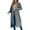 Grey, variant on Women's Classic Double Breasted Trench Coat, Knee Length Lapel Collar Overcoat, Slim Fit Belted Waist Jacket, Fall Winter Outerwear, Timeless Style Coat Khaki S