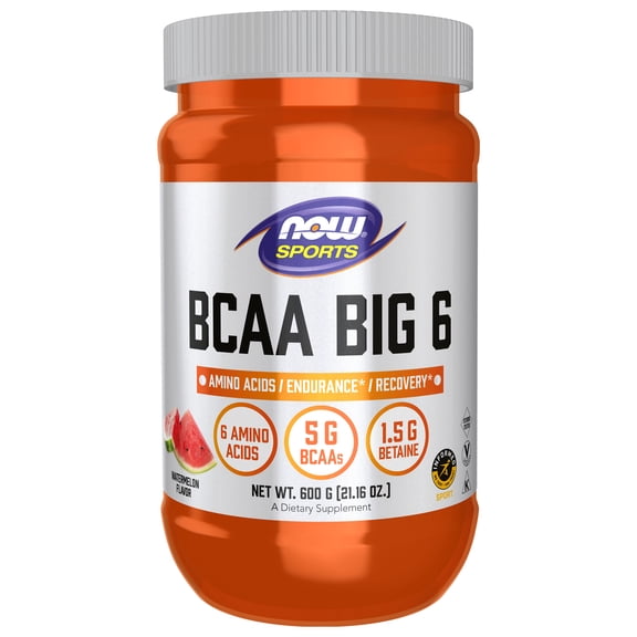 BCAA Big 6 Powder, Watermelon Flavor - 600 g