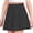 Black-w, variant on Girls High Waist A Line Stretchy Skater Skirt Classic Tennis School Casual Mini Skirt for Kids Tween Sizes 5-15