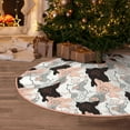 thumbnail image 5 of Haiem Pigs Pattern Christmas Tree Skirt Merry Christmas Party Christmas Tree Decoration,New Year Decorations-30", 5 of 6