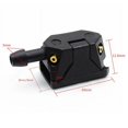 thumbnail image 3 of Automotive Wiper Spray Nozzle 8mm 9mm - Arm Type 4 Way Water Spray Universal Accessories, 3 of 9
