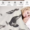 thumbnail image 3 of Throw Blanket Chicken Vintage Farm Style Blanket Soft Warm Plush Throws Farmhouse Rooster Decorative Flannel Blanket for Winter Bedding Couch And Gift for Adults Teens Kids 50"x60", 3 of 8