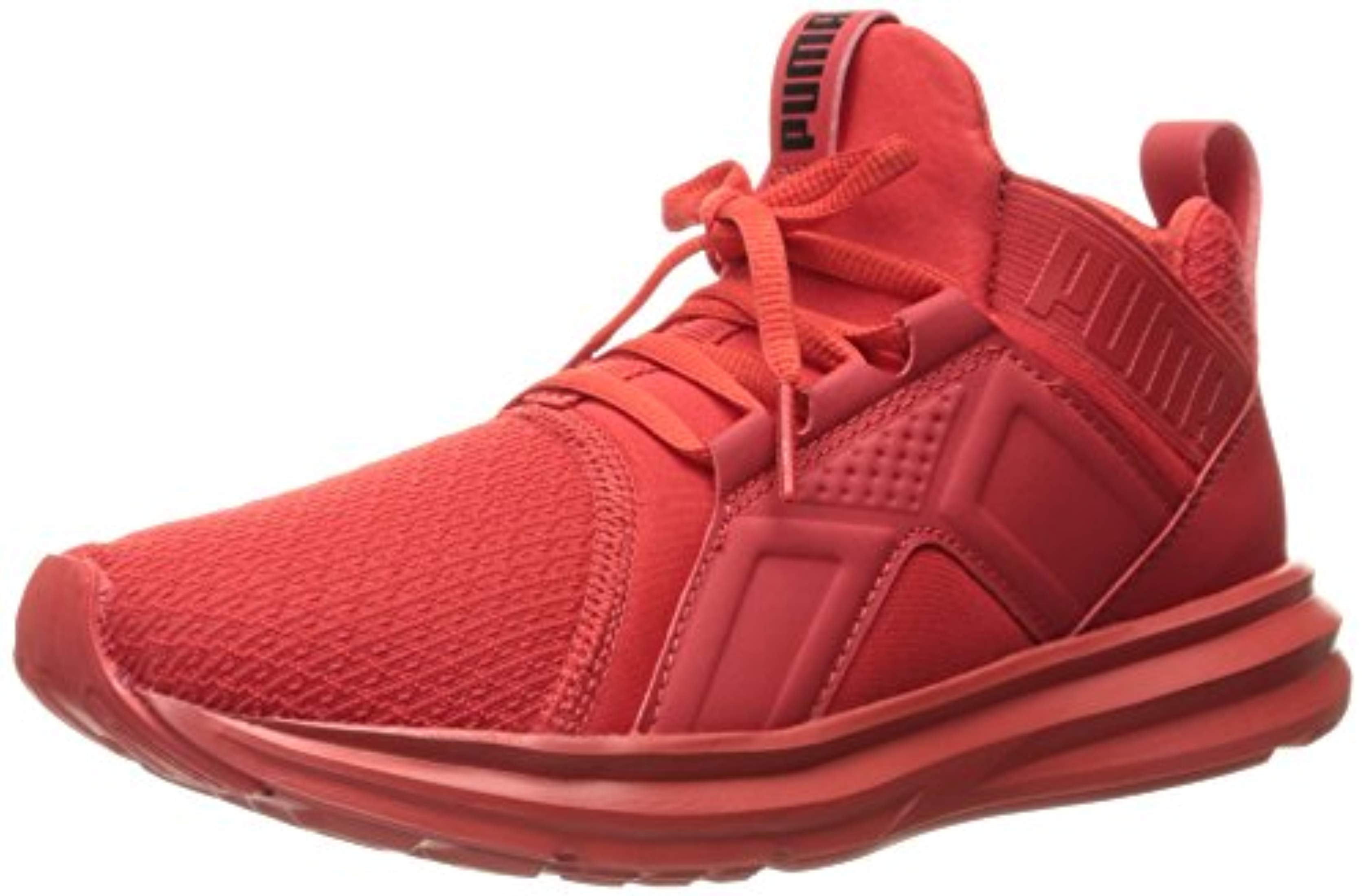 PUMA Kids' Enzo Jr Sneaker, High Risk Red - Walmart.com - Walmart.com