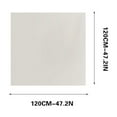 thumbnail image 1 of PRETXORVE Sheepskin Tablecloth White Restaurant Coffee Proof No Wash, 1 of 9