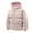 Pink, variant on ZACPNCV Mens Lightweight Puffer Jacket with Hood Quilted Insulated Water-Resistant Coat Warm Winter Zip Up Hooded Jacket
