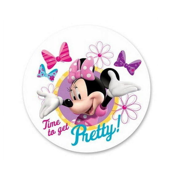Minnie Mouse Pretty Edible Icing Image Cake Decoration Topper -1/4 Sheet