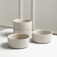 thumbnail image 2 of Stone Lain Haven 4-Piece Bowl Set Stoneware, Service for 4, Beige, 2 of 5