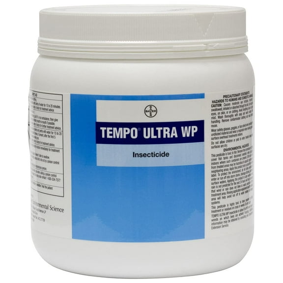 Tempo Ultra WP Insecticide - Water Soluable Broad-Spectrum Control - 420 g Bottle by Bayer