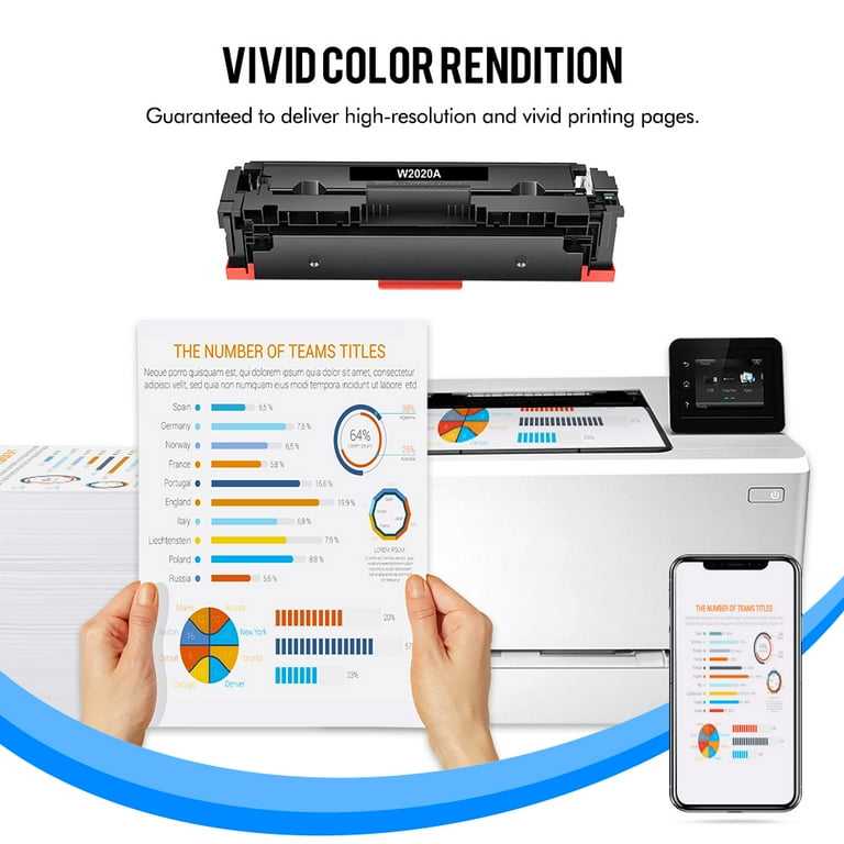 Amazon.com: 414A Toner Cartridges 4 Pack: MFP M479fdw