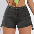 thumbnail image 2 of Sngxgn Lounge Shorts for Women - Casual Sweat Shorts with Pockets(Grey,M), 2 of 7