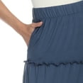 thumbnail image 4 of White Mark Jupe Maxi à Volants Taille Haute pour Femme, 4 of 5