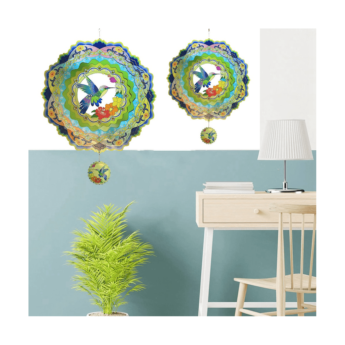 Wind Spinners for Yard and Garden Decor 3D Hanging Art Sculptures