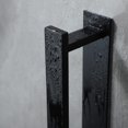 thumbnail image 2 of Toalleros de baño, solución que ahorra espacio, fácil de instalar, acero inoxidable duradero, autoadhesivos para superficies lisas, 2 of 6