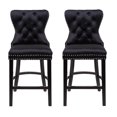 thumbnail image 1 of Heavenly Collection Tabouret Capitonné Noir, 1 of 4
