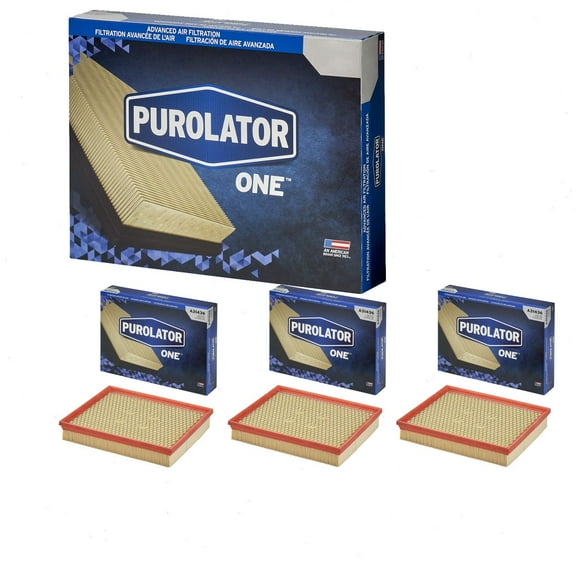 3 pc Purolator ONE A31436 Air Filters for Intake Inlet Manifold Fuel Delivery Filters