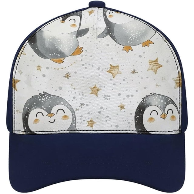 Happy and Snowflake Baseball Cap Classic Golf Cap Soft Dad Hat Multicolor Adjustable Low Profile Hat Unisex