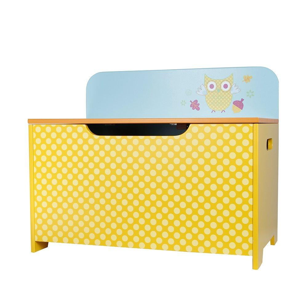 Labebe Wooden Children Furniture 2in1 Toy Box & Bench Chair, Perfect for Toy Storage
