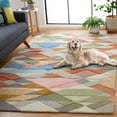 thumbnail image 3 of SAFAVIEH Rodeo Drive Elvin Geometric Area Rug, Gray/Blush, 4' x 6', 3 of 8