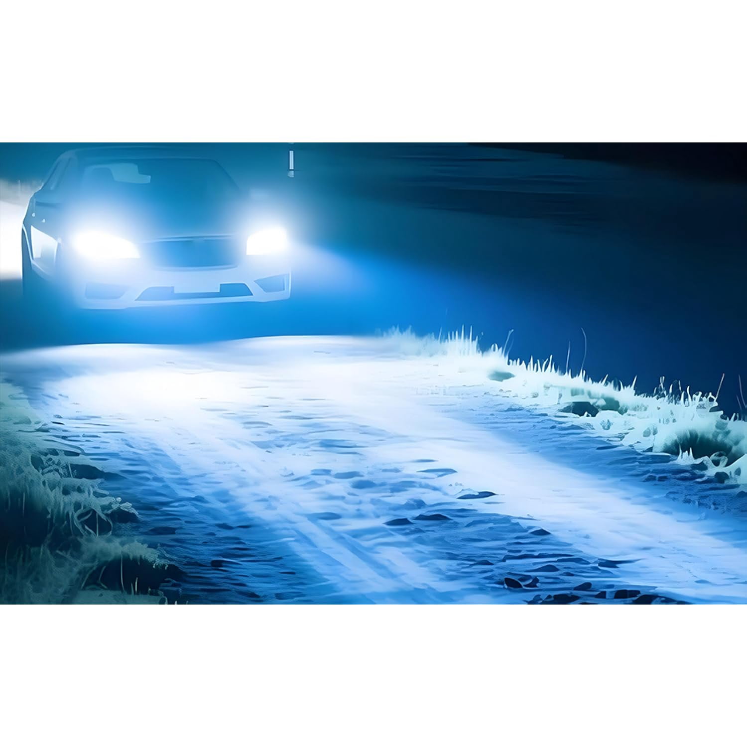D3S Xenon HID Headlight Bulbs - 8000K 35W High Low Beam 66340 42403 42302 Replacement Lights - Pack of 2