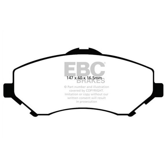 UD1273/ EBC OE Brake Pads Fits select: 2015-2019,2021 JEEP WRANGLER UNLIMITED