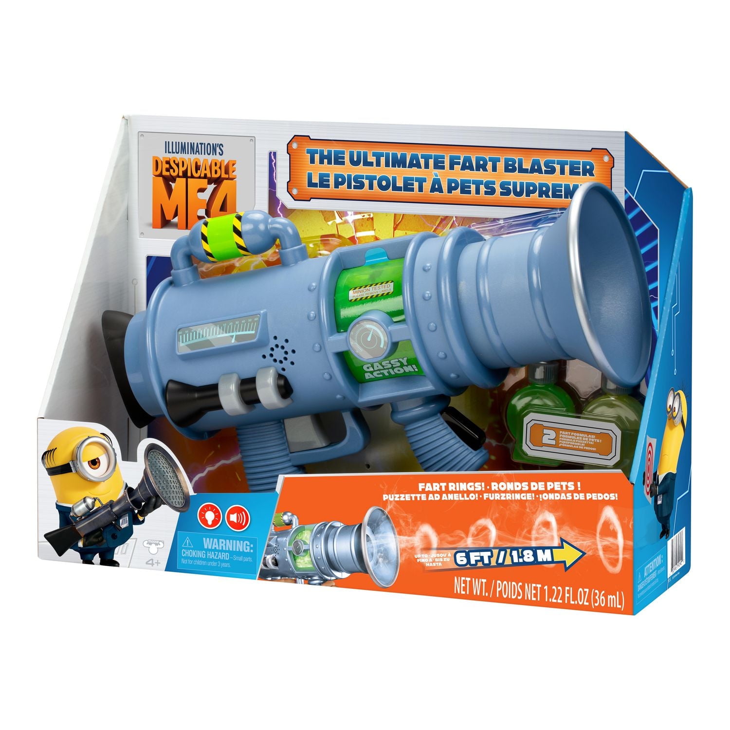 DESPICABLE ME 4 ULTIMATE FART BLASTER LIGHTS AND SFX