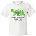 thumbnail image 3 of Inktastic Smoky Mountains, Tennessee- Mountains and Bear Shape Youth T-Shirt, 3 of 5