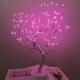 thumbnail image 5 of Árbol iluminado Mesa LED Shimmer Tree Light Batería y USB Touch Switch Luces Rama Luces para el hogar de vacaciones Luz nocturna decorativa para sala de estar Regalos Xmax Blanco Fokelyi LL-1939, 5 of 5