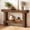 Classical Brown, variant on Tarnorci Wooden Console Table, Behind the Couch, Farmhouse Entryway Table for Hallway, Living Room, Brown