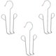 thumbnail image 1 of Space-saving stainless steel shoe hangers - 5-pack, 1 of 5